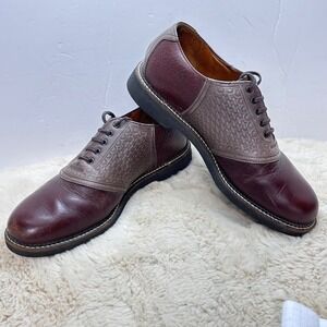 H.S. Trask Leather Saddle Shoes Oxfords Dress Shoes - Men's 9N
